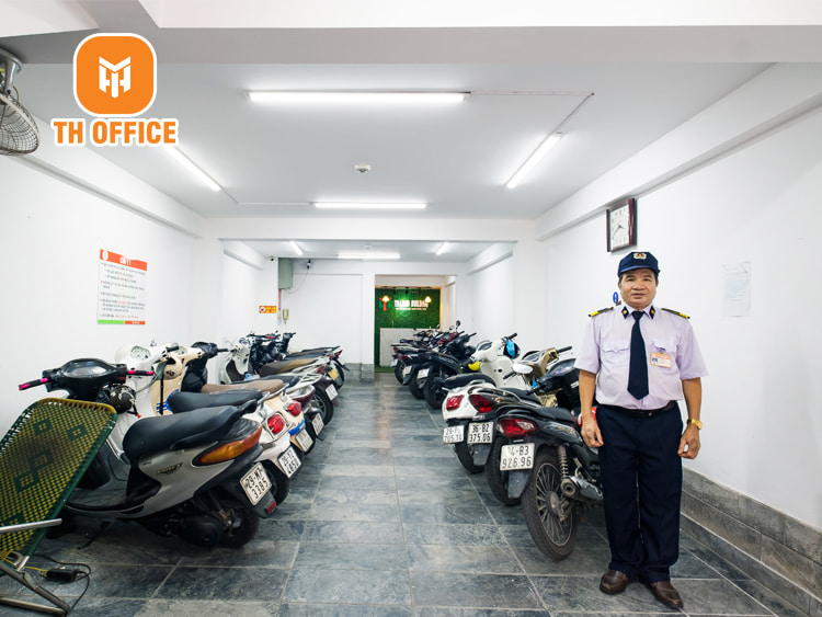 Hầm gửi xe là một trong những tiện ích văn phòng thiết yếu. Hầm gửi xe là một trong những tiện ích văn phòng thiết yếu.